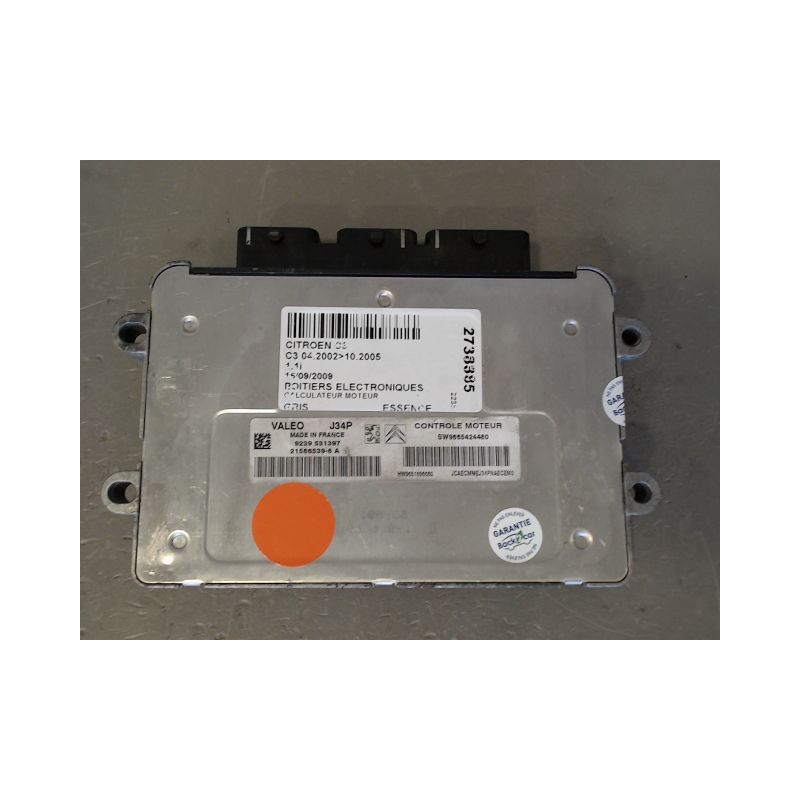 CALCULATEUR MOTEUR CITROEN C3 2002-2005