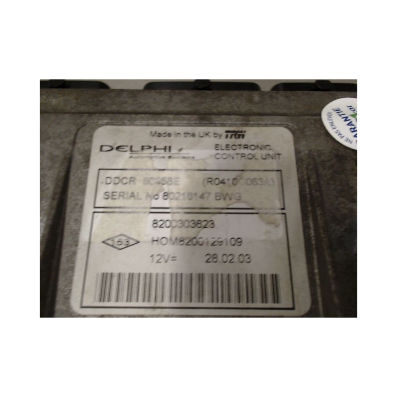 CALCULATEUR MOTEUR RENAULT KANGOO EXPRESS 03-07