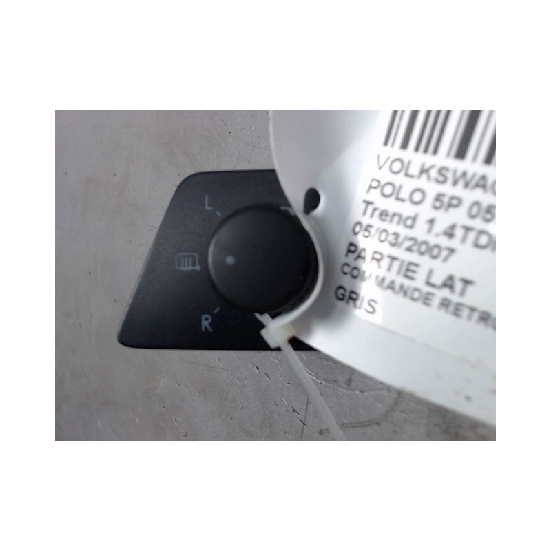 COMMANDE RETROVISSEUR EXTERIEUR ELECTRIQUE VOLKSWAGEN POLO 2005-