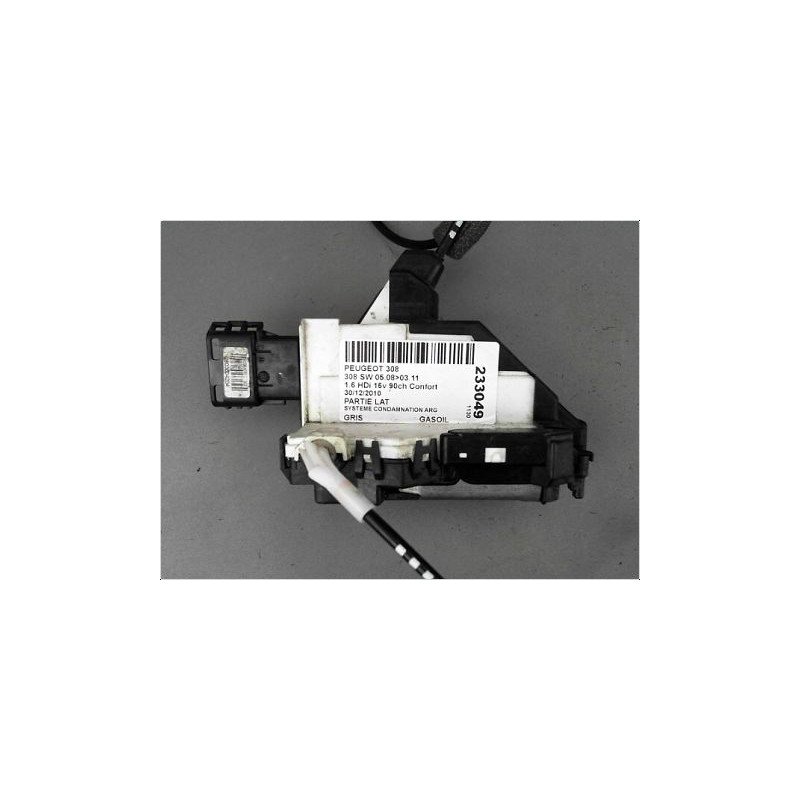 SYSTEME CONDAMNATION ARRIERE GAUCHE PEUGEOT 308 SW 08-11