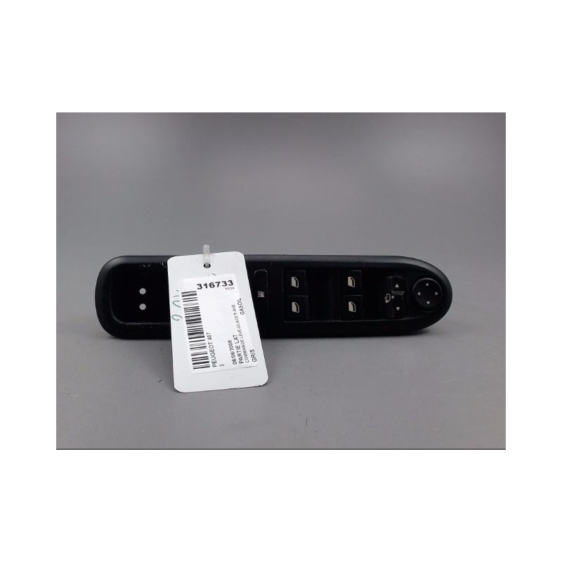 COMMANDE LEVE-GLACE PORTE AVG PEUGEOT 407 BERL. Phase 1 2004-2008