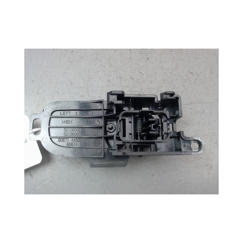 POIGNEE INTERIEURE PORTE AVANT GAUCHE NISSAN MICRA III Phase 1 2003-2005