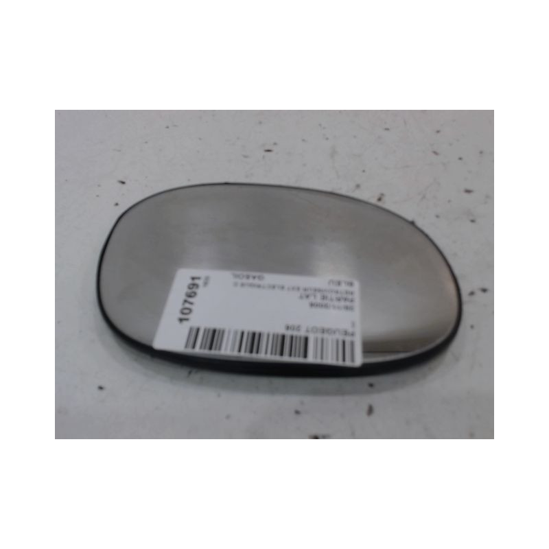 GLACE RETROVISEUR EXT D PEUGEOT 206
