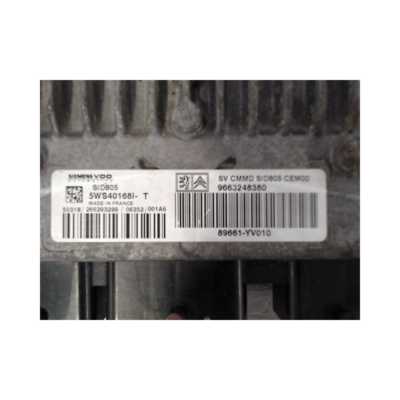 CALCULATEUR MOTEUR PEUGEOT 107