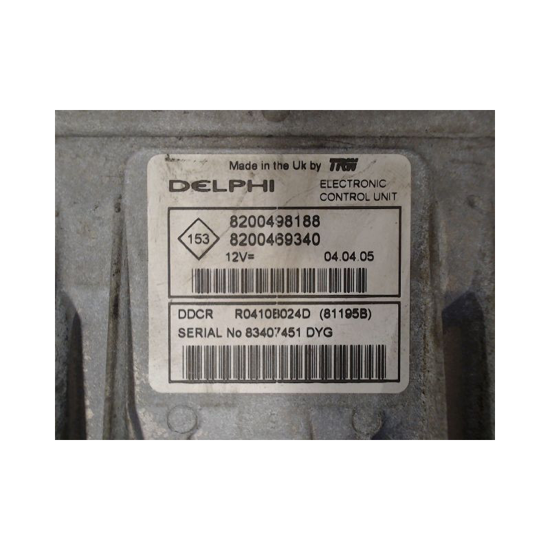 CALCULATEUR MOTEUR RENAULT MEGANE