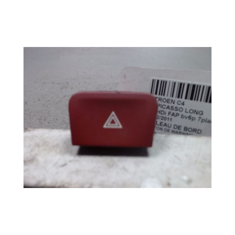 BOUTON DE WARNING CITROEN C4 PICASSO LONG