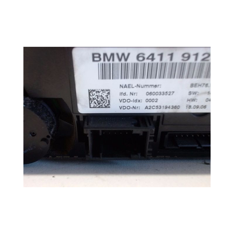 COMMANDE DE CHAUFFAGE B.M.W. SERIE 3