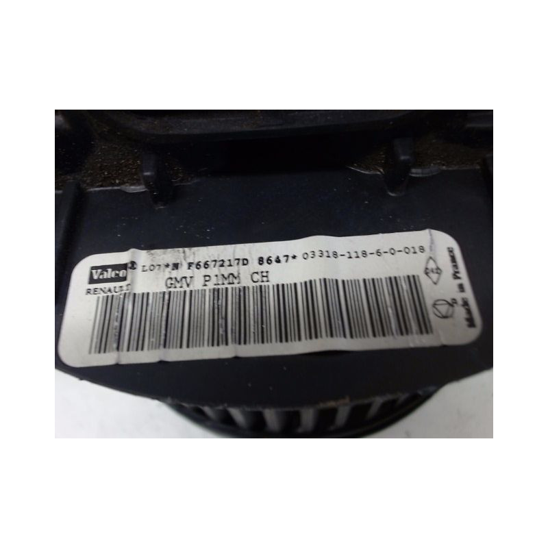 MOTEUR VENTILATEUR CHAUFFAGE NISSAN MICRA 2005-2007