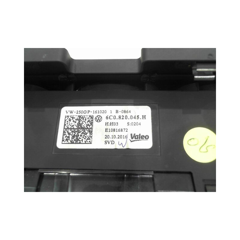 COMMANDE DE CHAUFFAGE VOLKSWAGEN POLO
