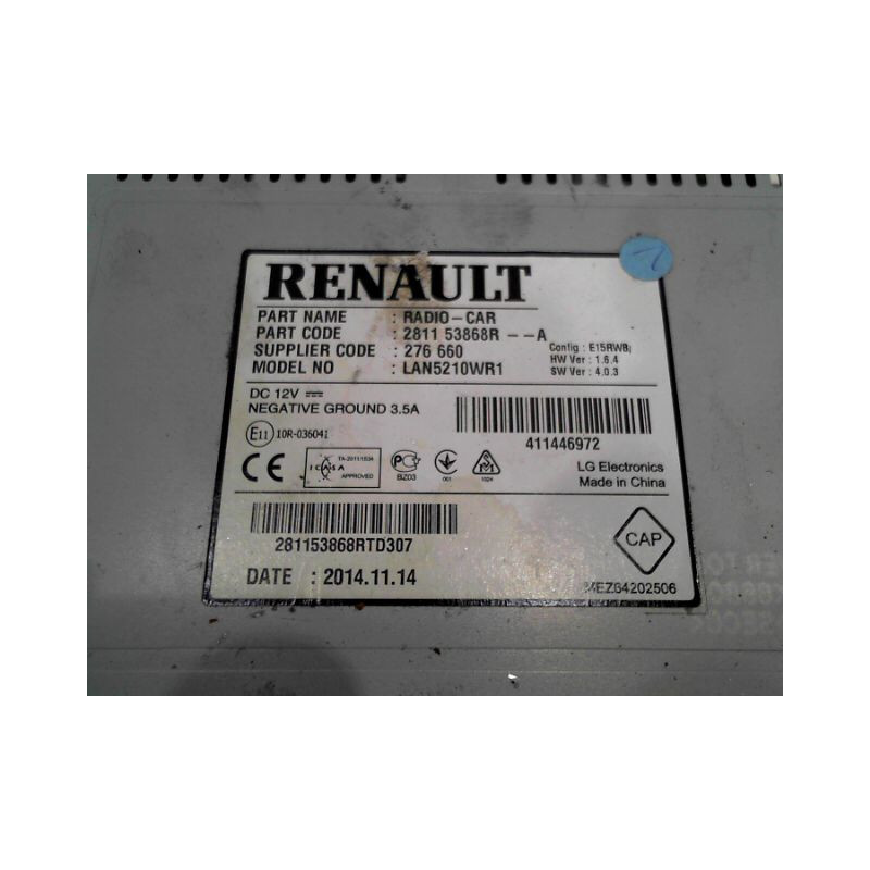 AUTORADIO RENAULT CLIO