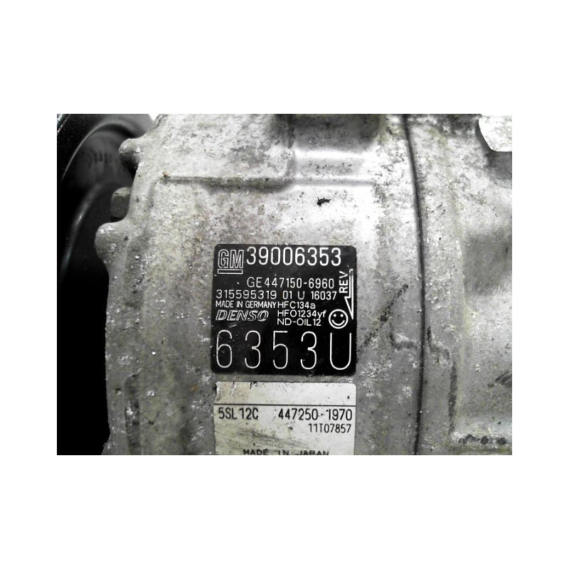 COMPRESSEUR AIR CONDITIONNE OPEL CORSA