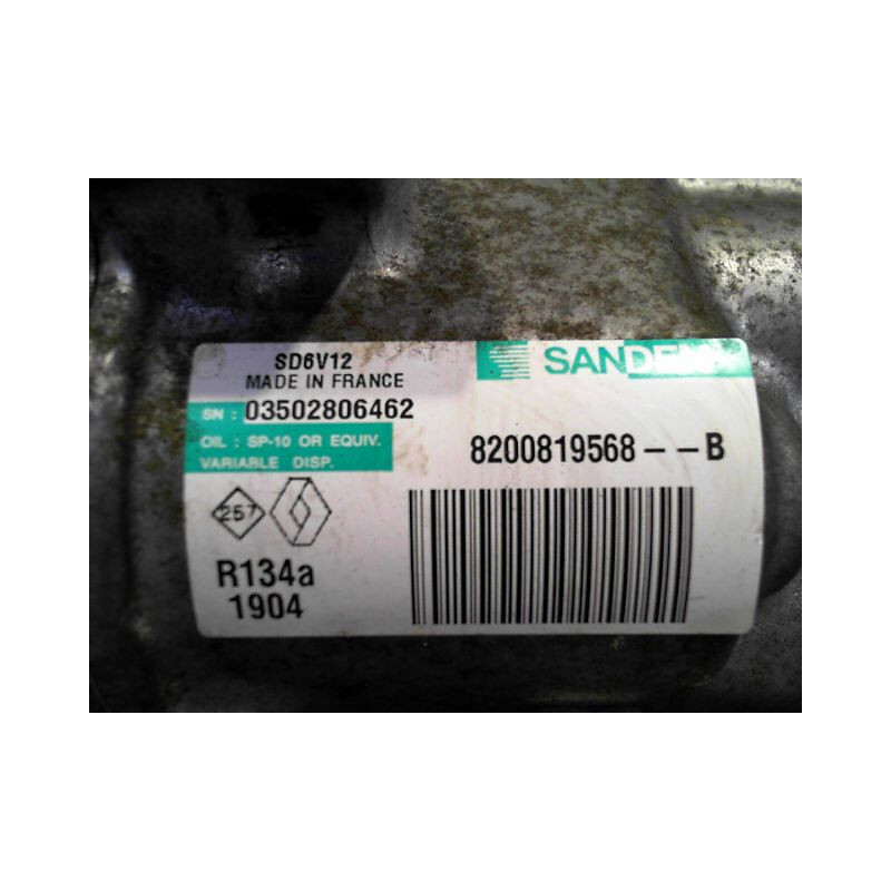 COMPRESSEUR AIR CONDITIONNE RENAULT CLIO III 2007-