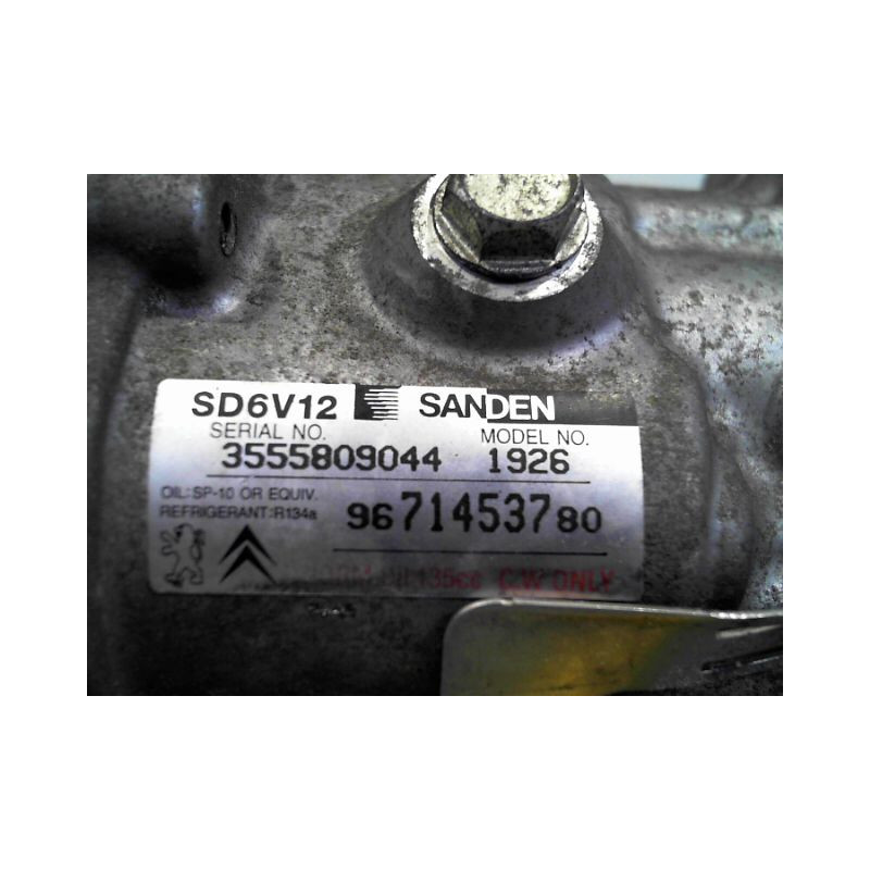 COMPRESSEUR AIR CONDITIONNE PEUGEOT 206+ 2009-