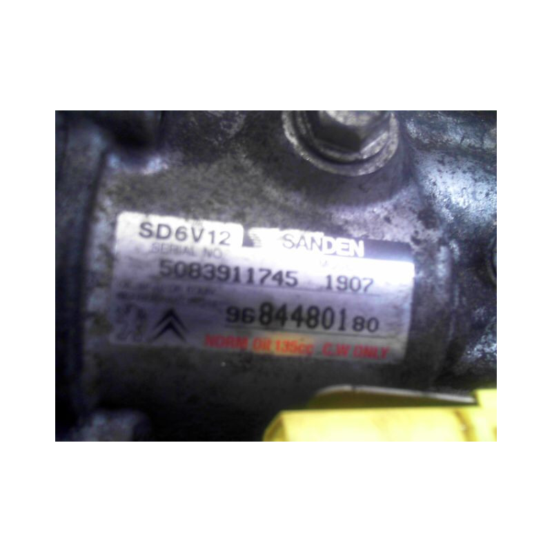 COMPRESSEUR AIR CONDITIONNE PEUGEOT 206