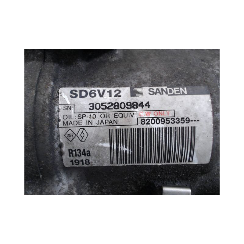 COMPRESSEUR AIR CONDITIONNE RENAULT CLIO III 2007-