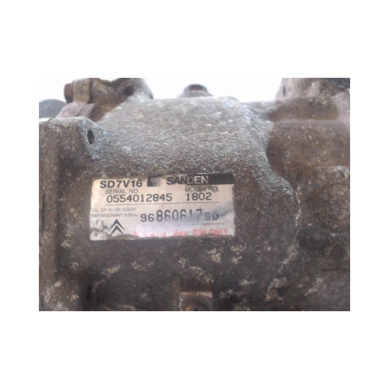 COMPRESSEUR AIR CONDITIONNE CITROEN BERLINGO FGT 2002-