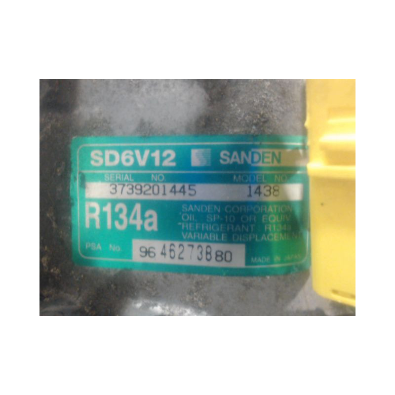 COMPRESSEUR AIR CONDITIONNE PEUGEOT 307 CC 03-05