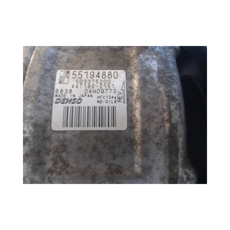 COMPRESSEUR AIR CONDITIONNE FIAT GRANDE PUNTO 2005-