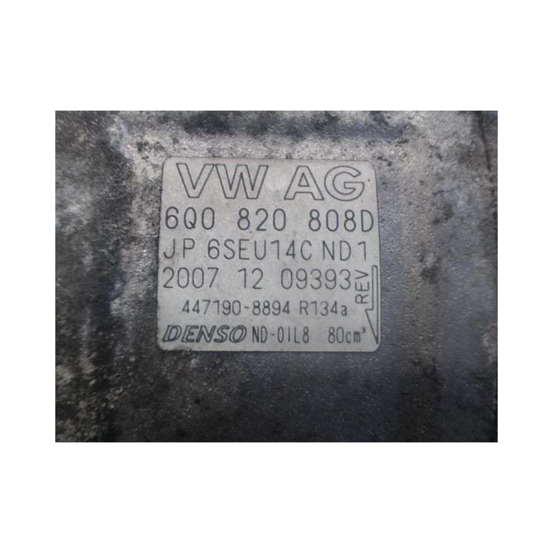 COMPRESSEUR AIR CONDITIONNE SEAT IBIZA 2006-
