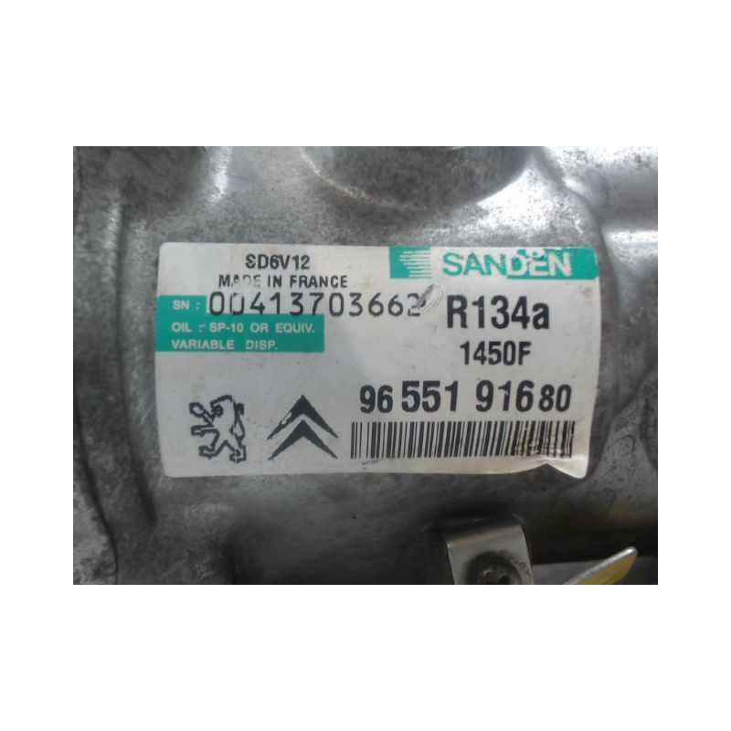 COMPRESSEUR AIR CONDITIONNE CITROEN C2 2005-