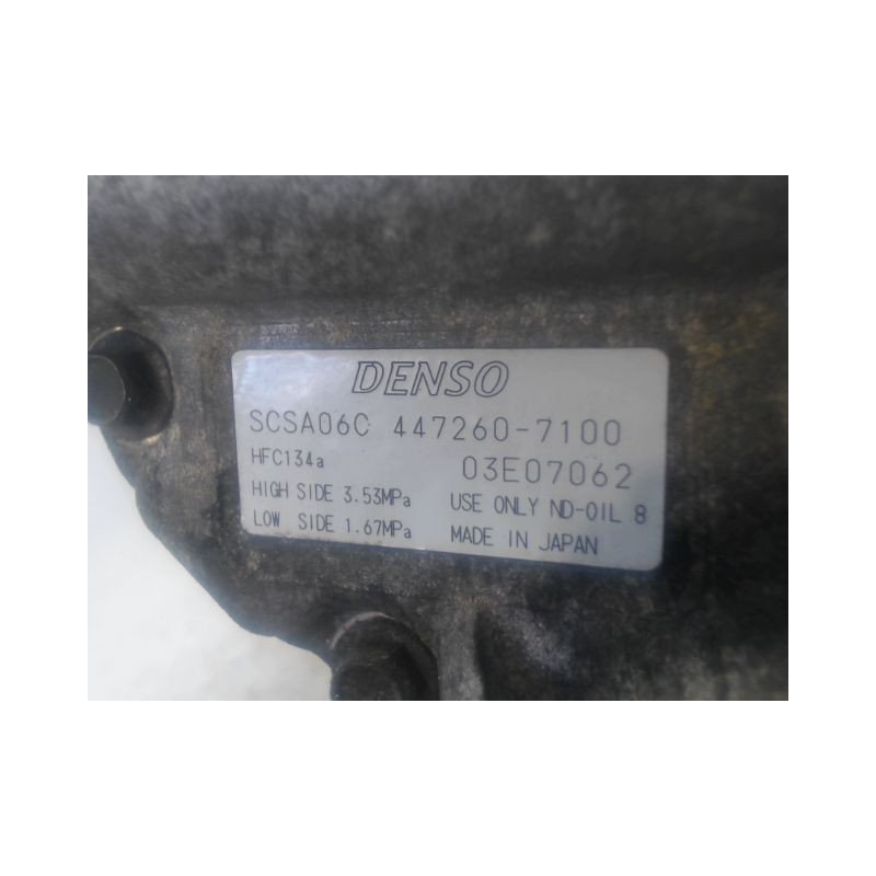 COMPRESSEUR AIR CONDITIONNE TOYOTA COROLLA 2002-