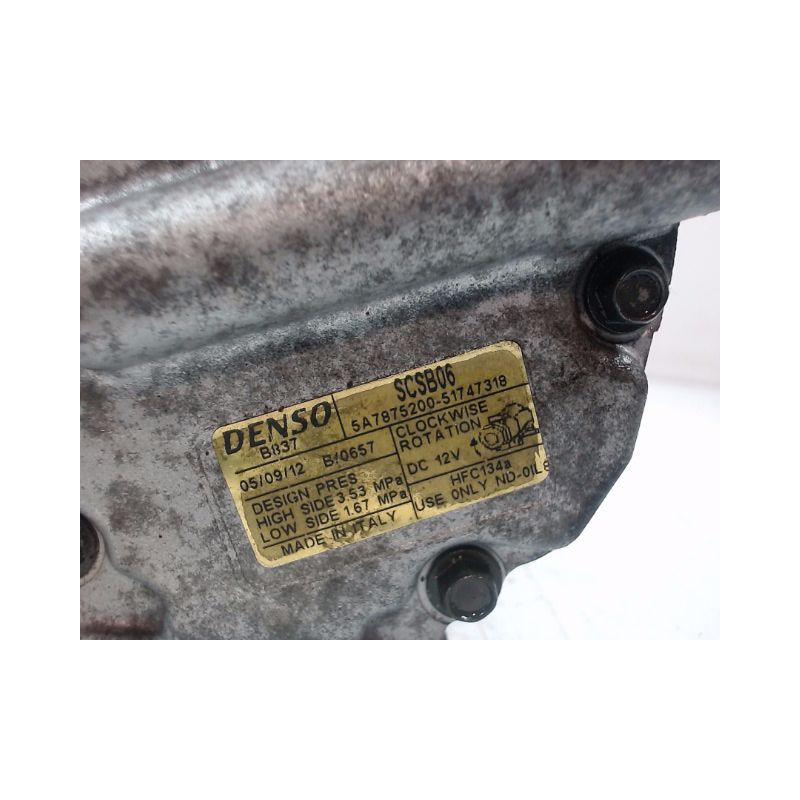 COMPRESSEUR AIR CONDITIONNE FIAT PANDA 2003-