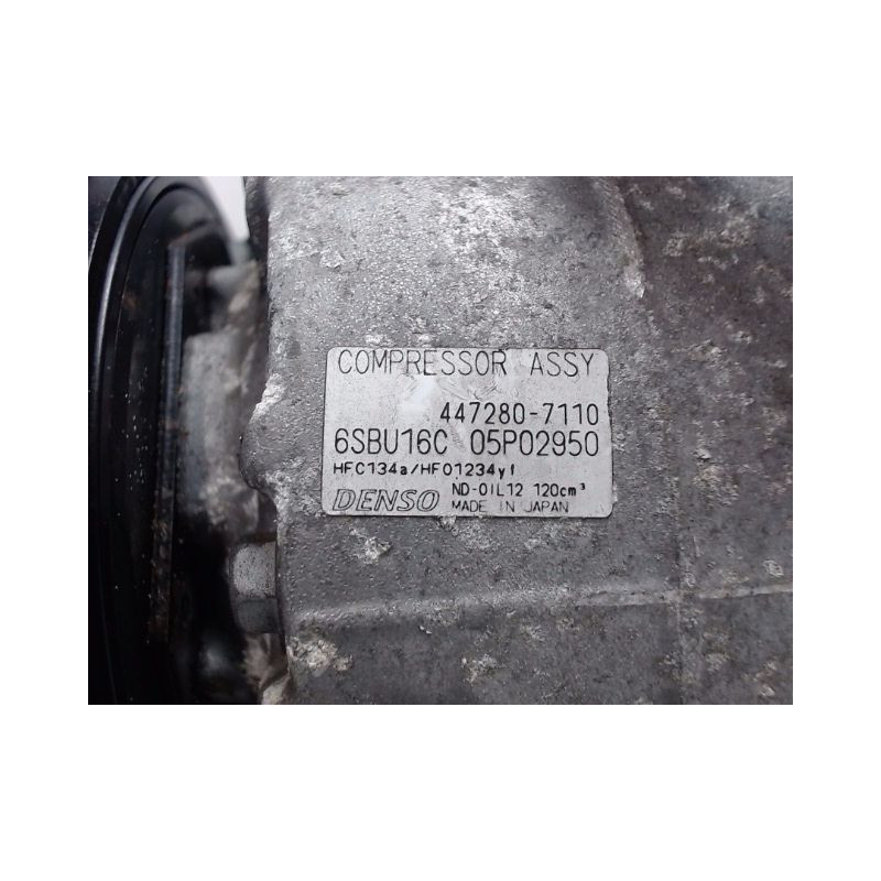 COMPRESSEUR AIR CONDITIONNE MERCEDES CLASSE B 2008-