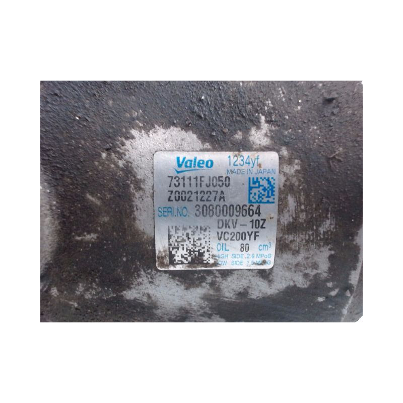 COMPRESSEUR AIR CONDITIONNE SUBARU FORESTER