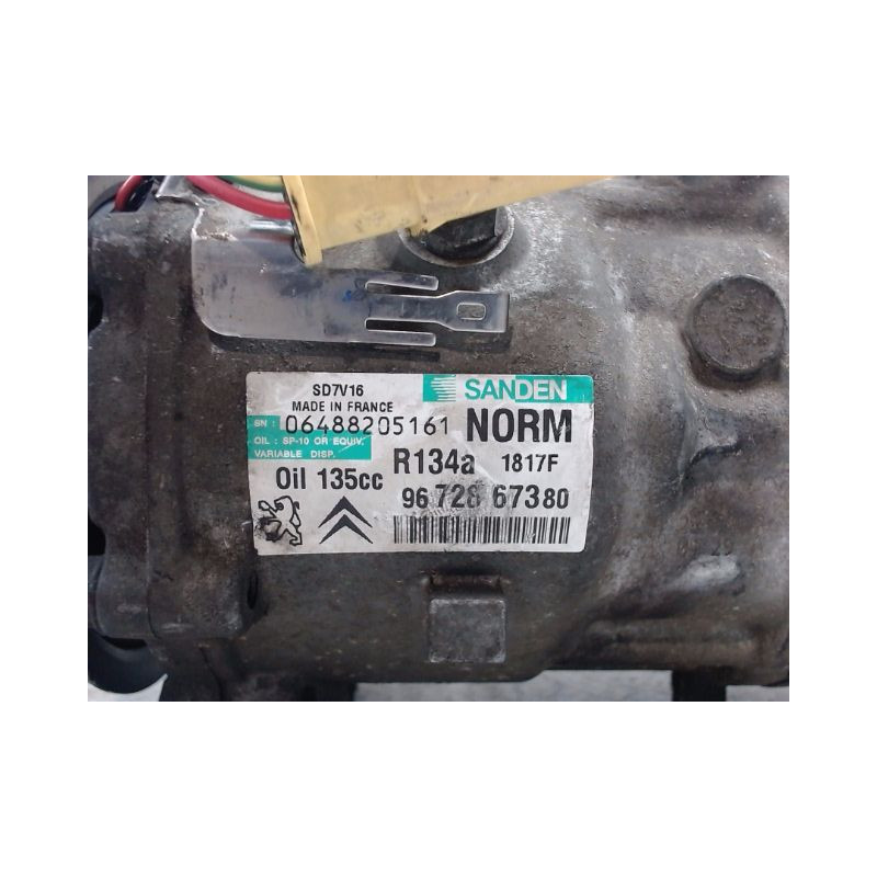 COMPRESSEUR AIR CONDITIONNE FIAT SCUDO TOLE 2007-