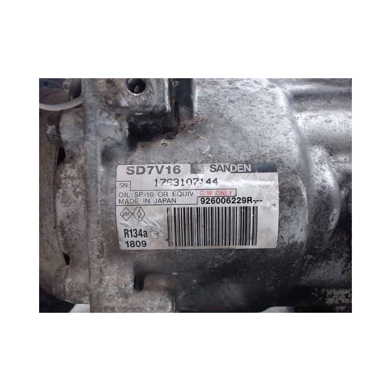 COMPRESSEUR AIR CONDITIONNE DACIA DUSTER 2010-