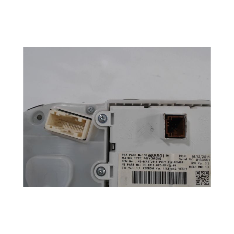 BLOC COMPTEURS PEUGEOT 208