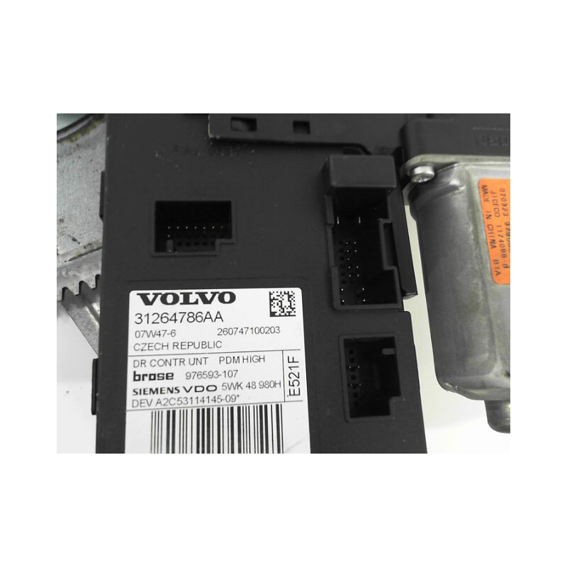 MECANISME+MOTEUR LEVE-GLACE AVANT DROIT VOLVO V50