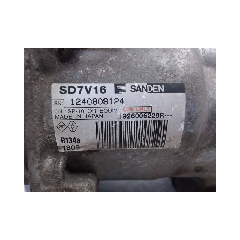 COMPRESSEUR AIR CONDITIONNE DACIA DUSTER 2010-