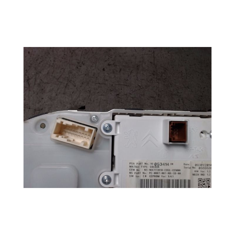 BLOC COMPTEURS PEUGEOT 2008