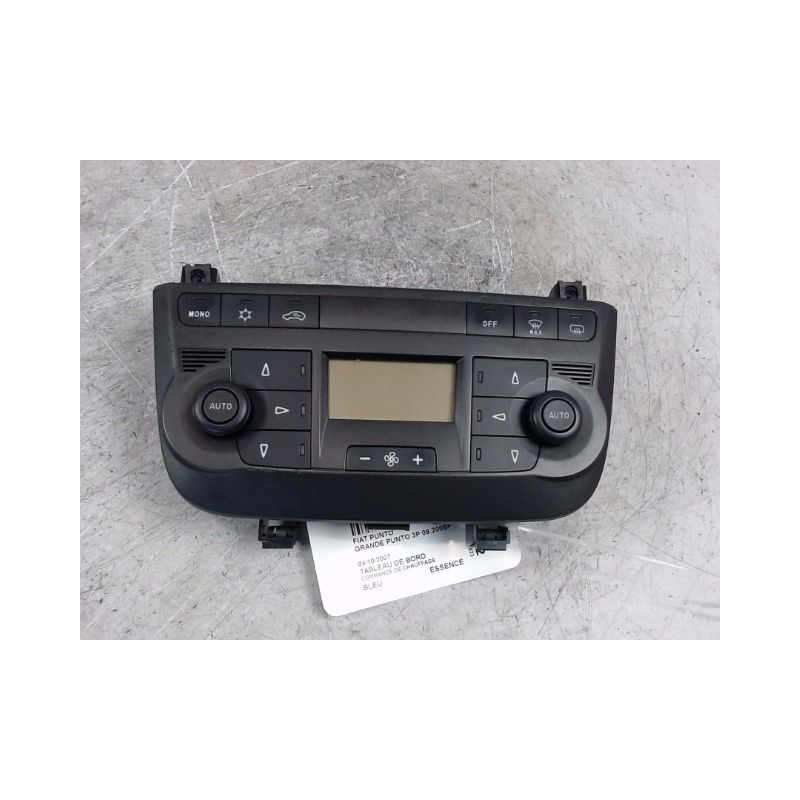 COMMANDE DE CHAUFFAGE FIAT GRANDE PUNTO 2005-