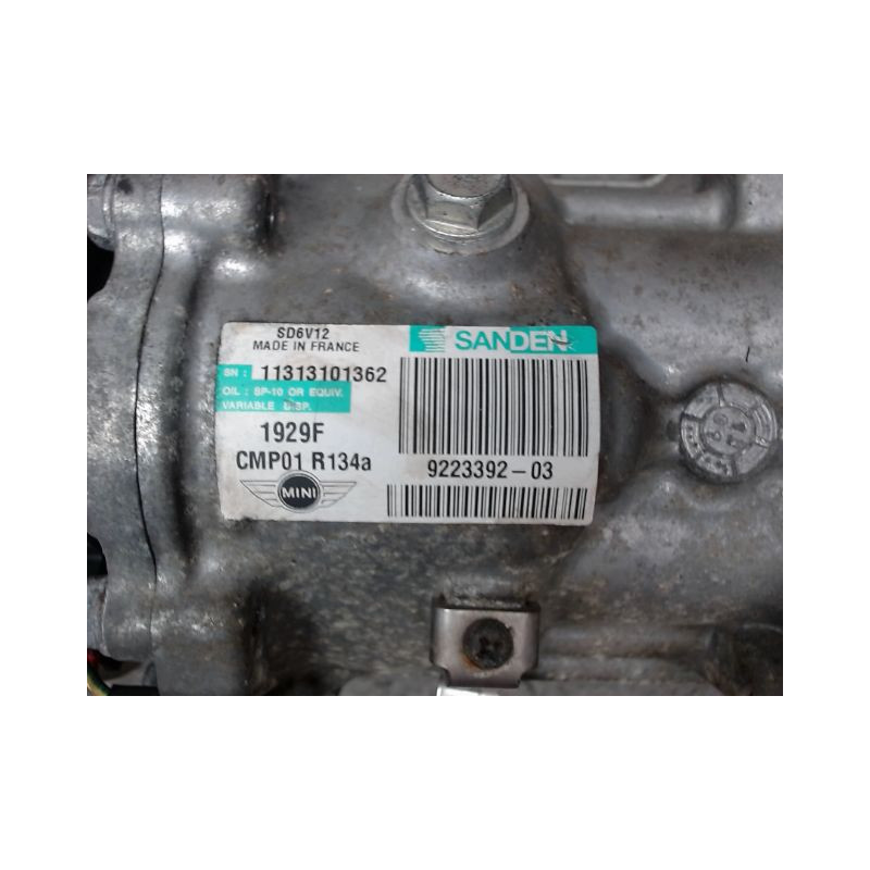 COMPRESSEUR AIR CONDITIONNE MINI MINI 2010-