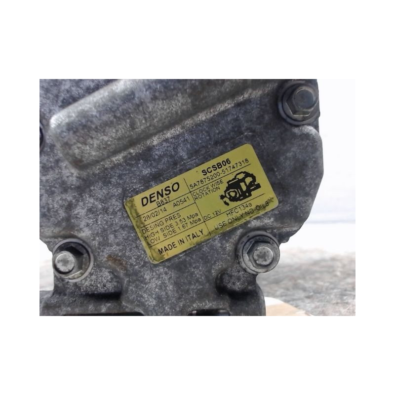 COMPRESSEUR AIR CONDITIONNE FIAT 500 2007-