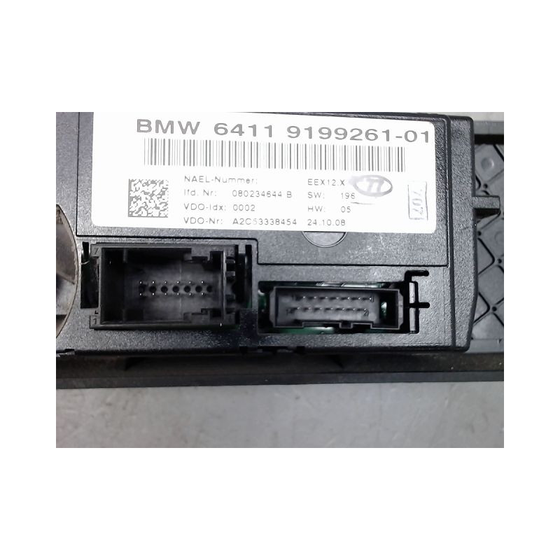 COMMANDE DE CHAUFFAGE B.M.W. SERIE 3