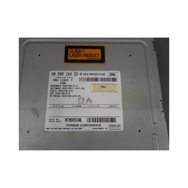 AUTORADIO PEUGEOT 208 Phase 1 2012-...