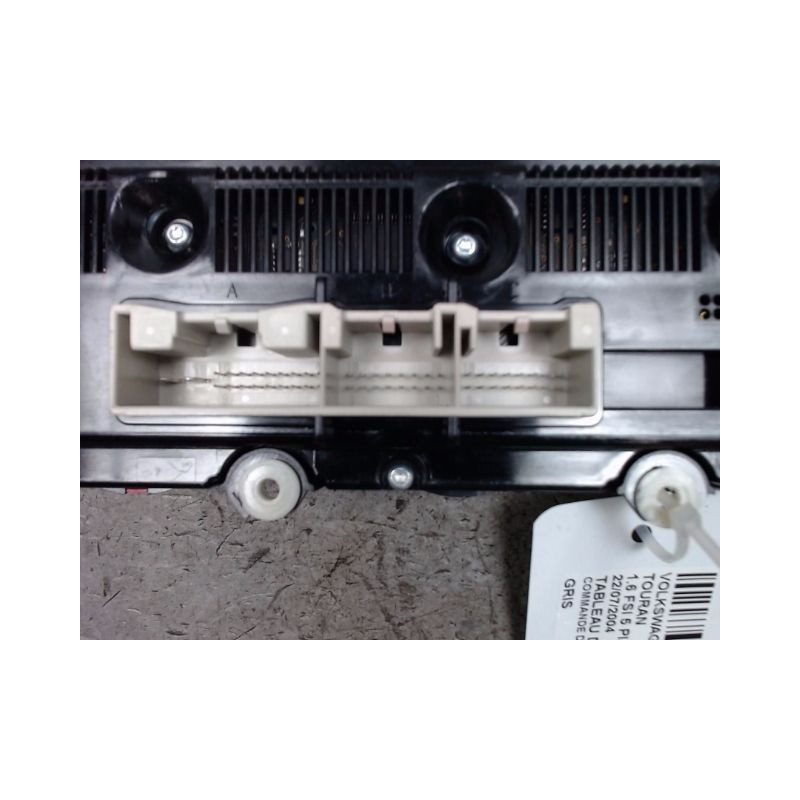 COMMANDE DE CHAUFFAGE VOLKSWAGEN TOURAN