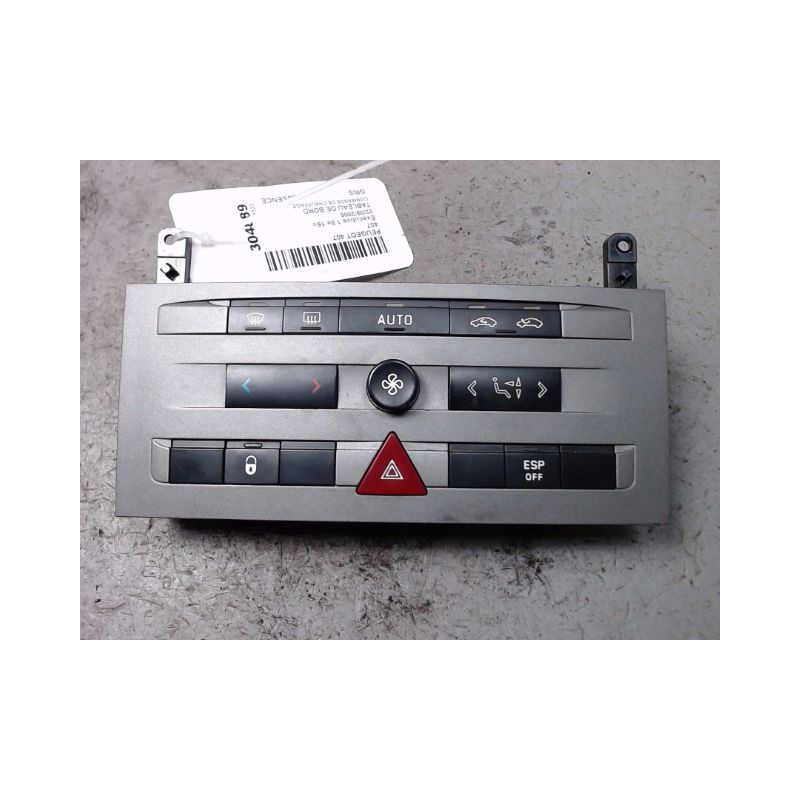 COMMANDE DE CHAUFFAGE PEUGEOT 407
