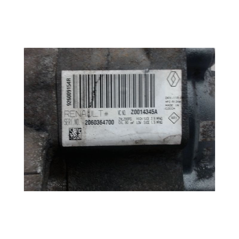 COMPRESSEUR AIR CONDITIONNE DACIA LODGY