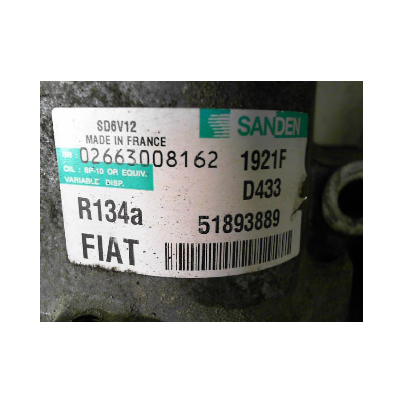 COMPRESSEUR AIR CONDITIONNE FIAT PUNTO