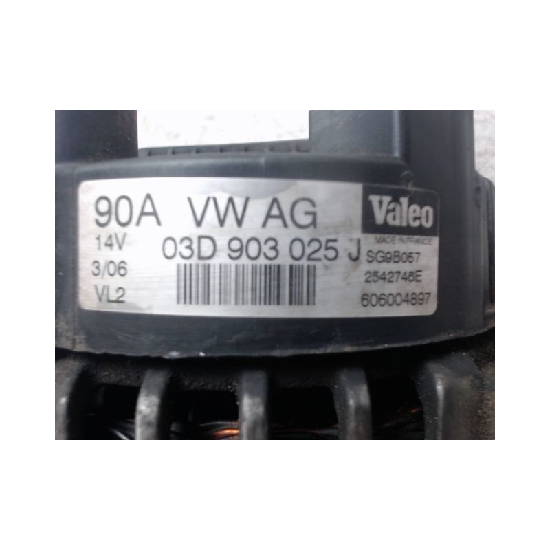 ALTERNATEUR VOLKSWAGEN POLO 2005-