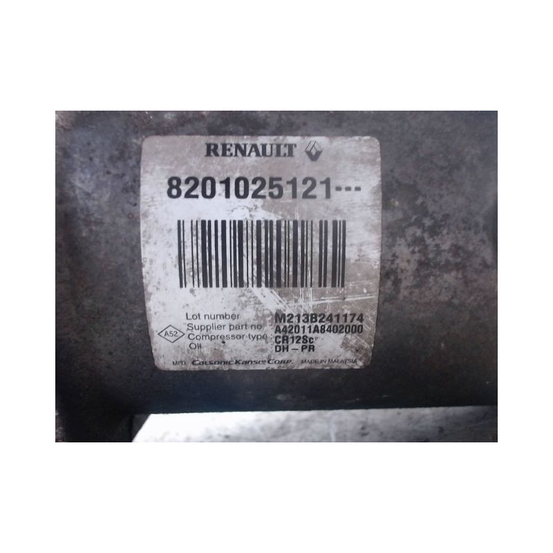 COMPRESSEUR AIR CONDITIONNE DACIA SANDERO 2008-