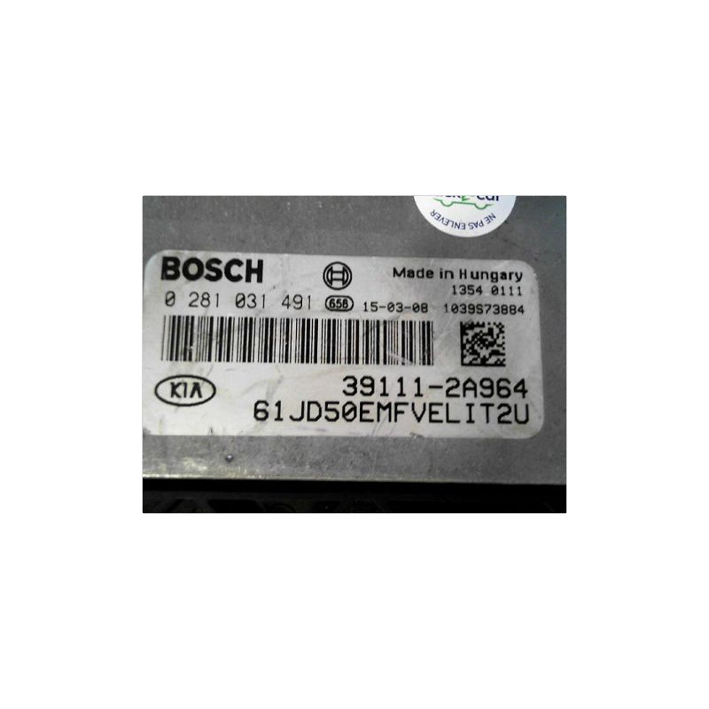 CALCULATEUR MOTEUR KIA CEE´D