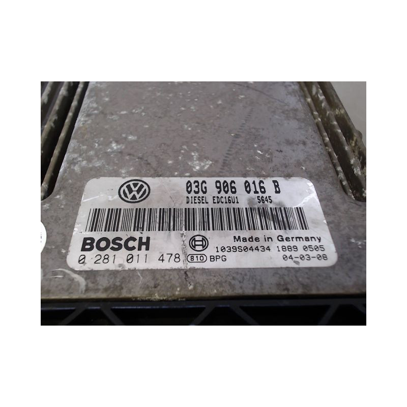 CALCULATEUR MOTEUR VOLKSWAGEN GOLF