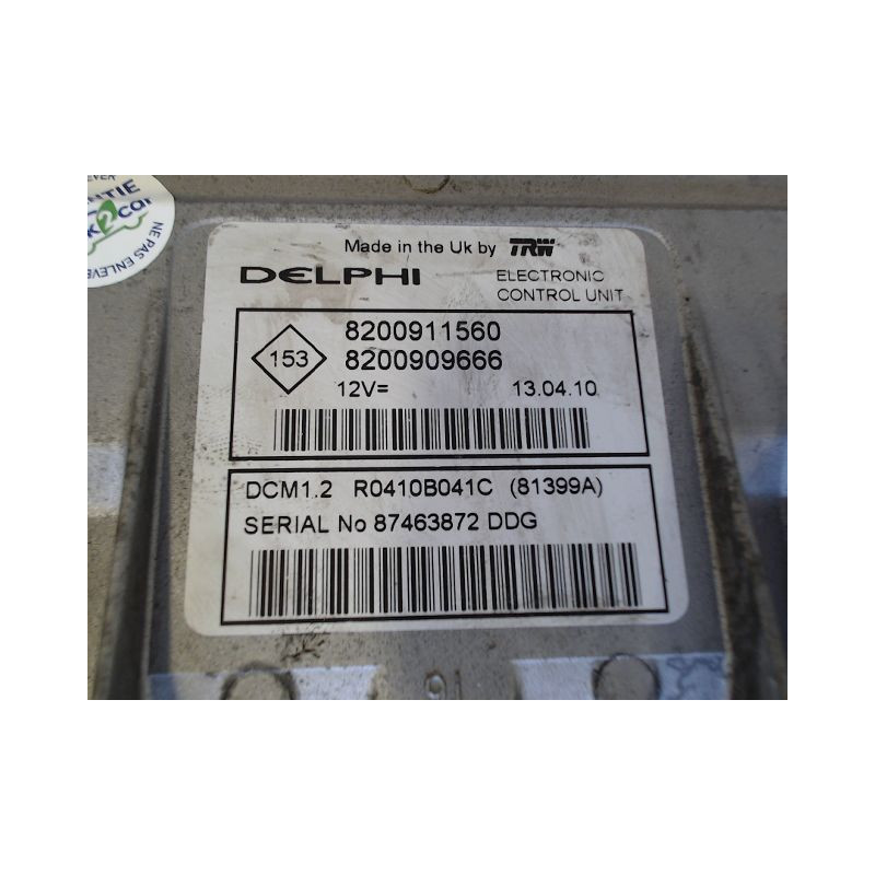 CALCULATEUR MOTEUR RENAULT CLIO