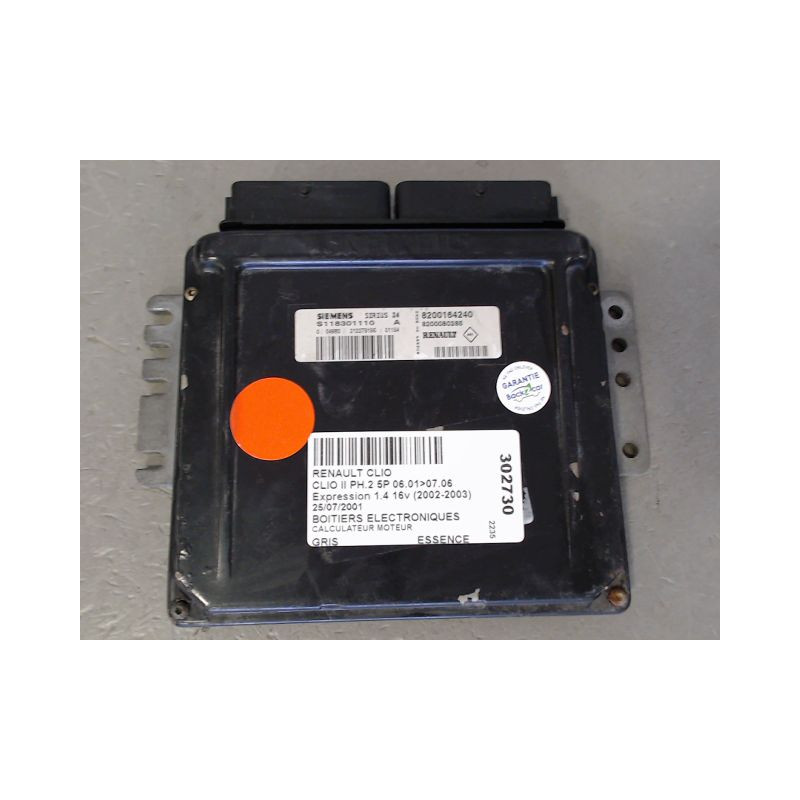 CALCULATEUR MOTEUR RENAULT CLIO II PH.2 01-06