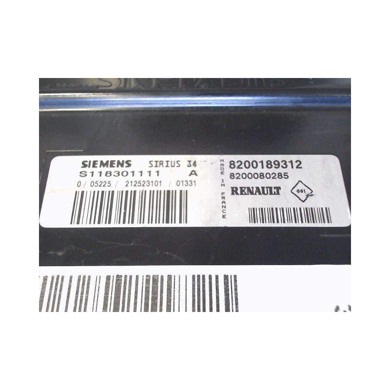 CALCULATEUR MOTEUR RENAULT CLIO II PH.2 01-06